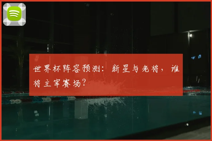 世界杯阵容预测：新星与老将，谁将主宰赛场？