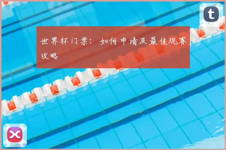 世界杯门票:如何申请及最佳观赛攻略